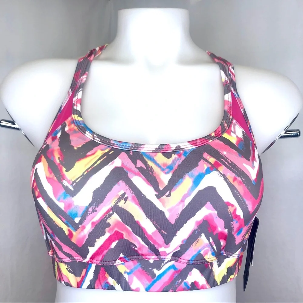 Women NWT Pink Lotus strappy bra, Beall’s M - Picture 1 of 4